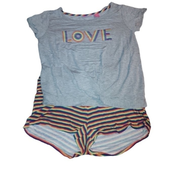 Issac Mizrahi love rainbow pjs - Picture 1 of 6